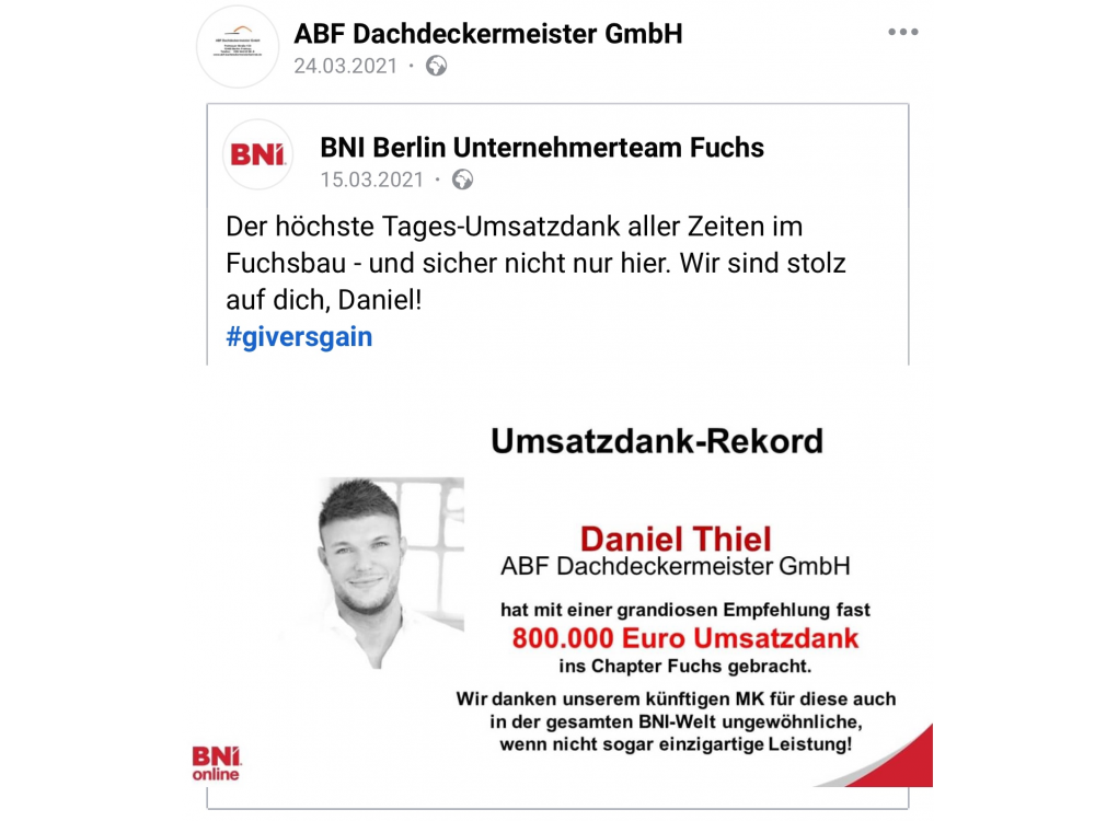DanielThiel / ABFDachdeckermeisterGmbH / Netzwerk 